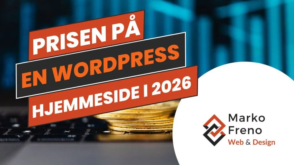 Hvad koster en hjemmeside: priseksempler fra MF WebDesign